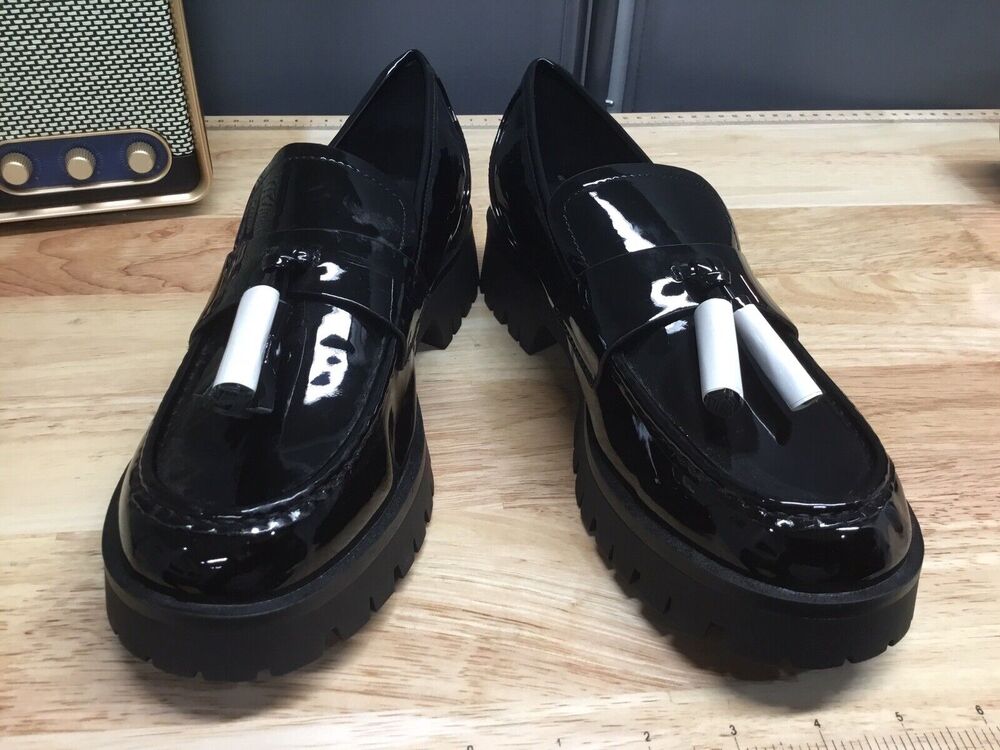 Nine West Black Matt Leather Shoes Men's Shoes Wedding Loafers Men's Shoes